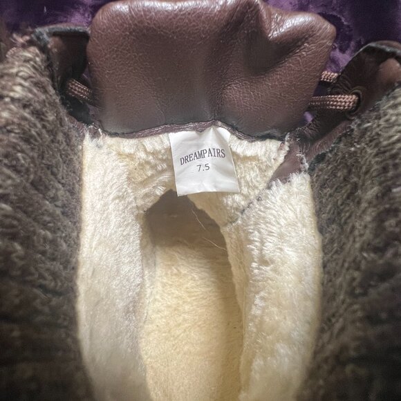 DREAM PAIRS | Lace Up Combat Boots | Size 7.5 - Picture 5 of 10